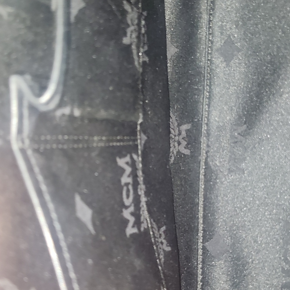 MCM Visetos Black Boston Bag - Picture 15 of 15